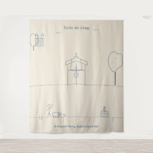 Toile de Jouy Pastorale Wandteppich