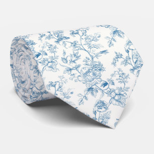 Toile De Jouy Peonies Blume Krawatte