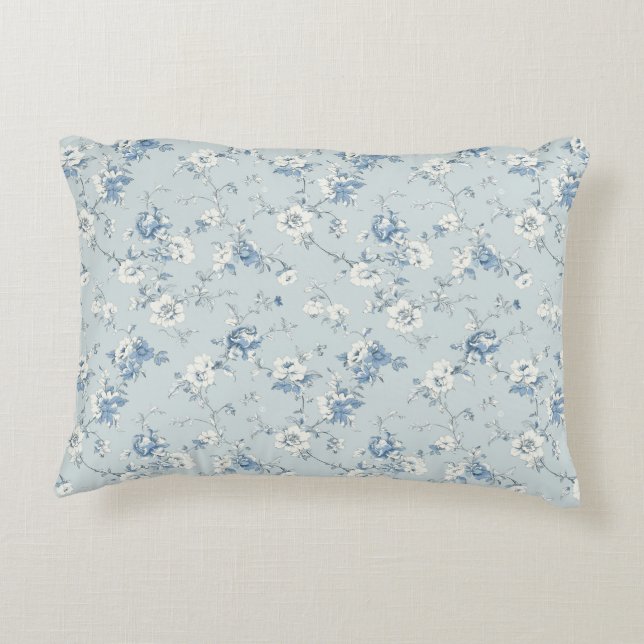 Toile De Jouy Peonies Dekokissen (Rückseite)