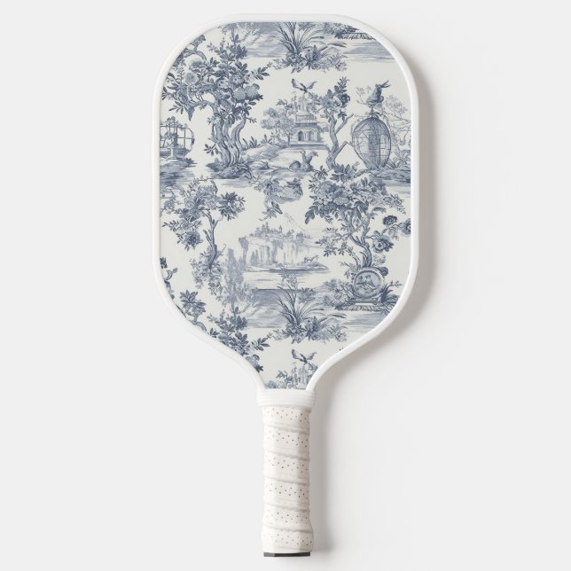Toile de Jouy Pickleball Schläger (Vorderseite)