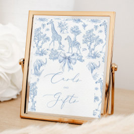 Toile de Jouy Safari Französische Karten und Gesch Poster