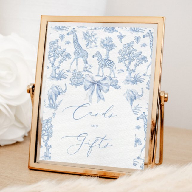 Toile de Jouy Safari Französische Karten und Gesch Poster (Von Creator hochgeladen)