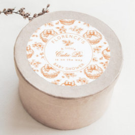 Toile de Jouy Süsse Pie Gender-neutral Vielen Dank Runder Aufkleber