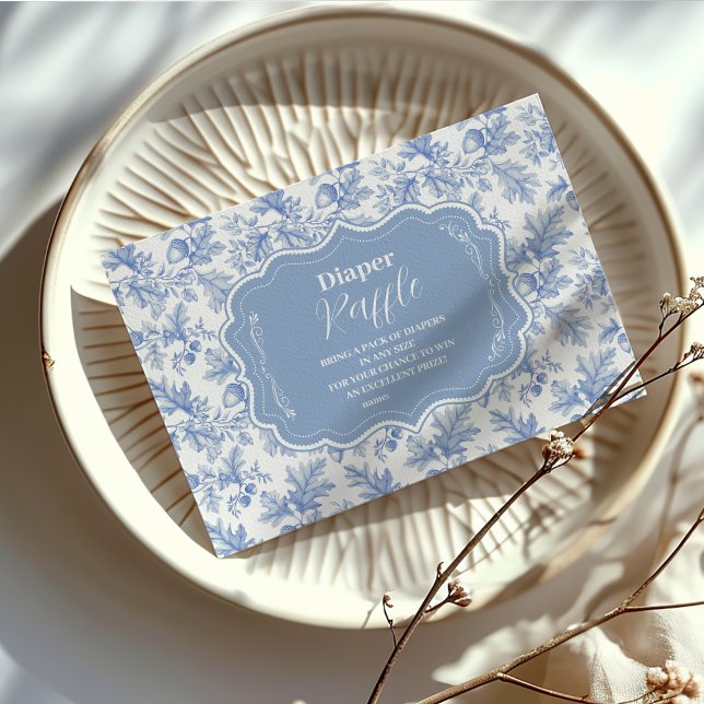 Toile De Jouy Woodland Diapper Raffle Begleitkarte (Von Creator hochgeladen)