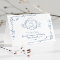 Toile Eleganframe Teddy bear Danke