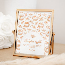 Toile Kleine Süsse geschlechtsneutrale Windelraffi Poster