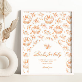 Toile Little Süsse Gender-Neutrale Bücher für Kind Poster