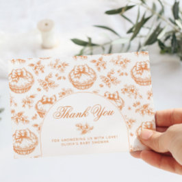 Toile Little Süsse Pie Babydusche Danke