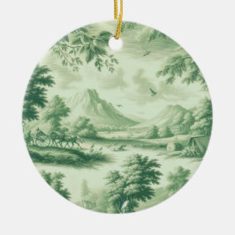 Toile Nostalgic Charm Scenic Keramik Ornament