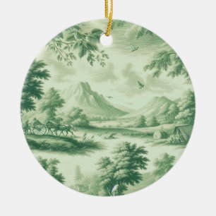 Toile Nostalgic Charm Szene  Keramik Ornament