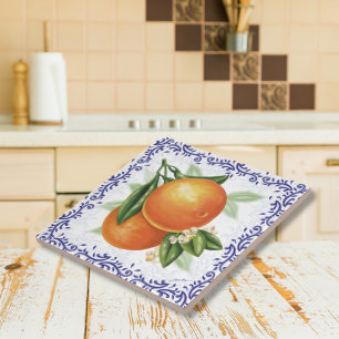 Toile Orange Keramik Tile Fliese