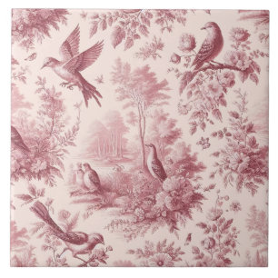 Toile Pink Vintage Fliese