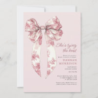 Toile Rosa Kokette Schleife Brautdusche