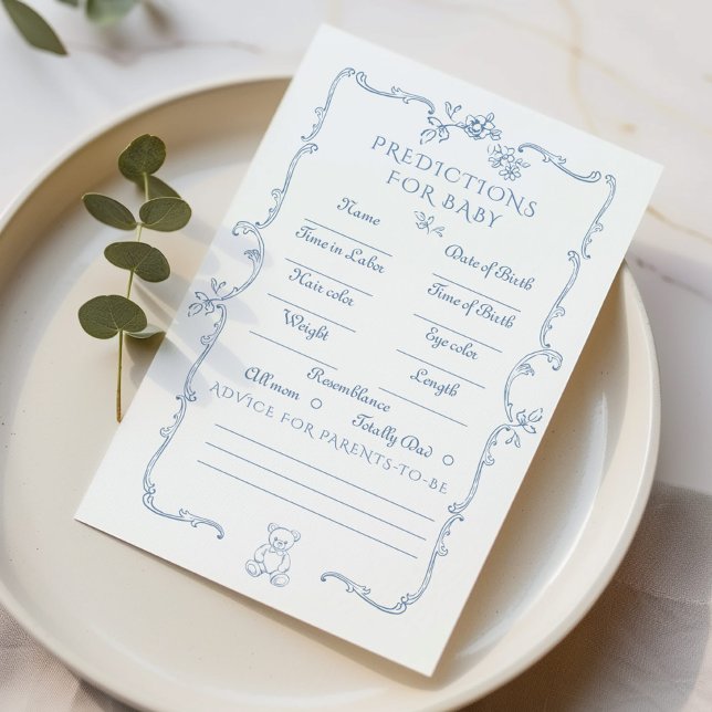 Toile Teddy trägt Baby-Vorhersagen und Ratschläge (Von Creator hochgeladen)