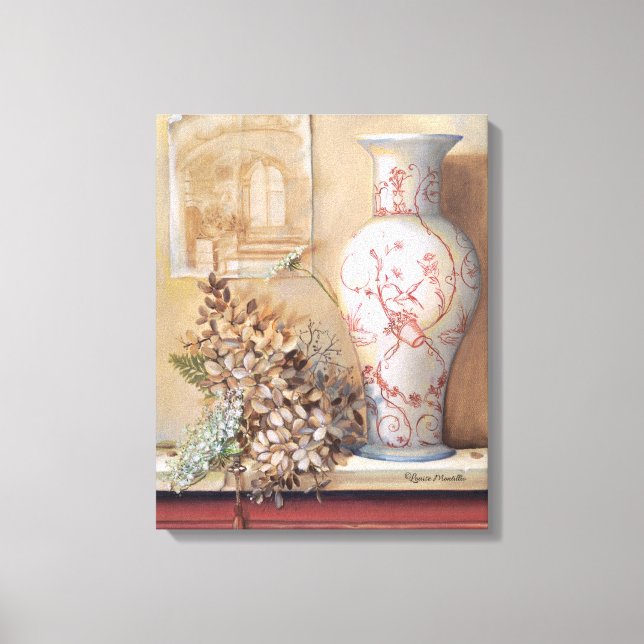 Toile Vase Print Leinwanddruck (Vorderseite)