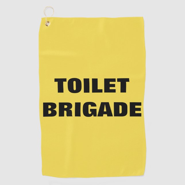 TOILET BRIGADE GOLFHANDTUCH (Vorderseite)