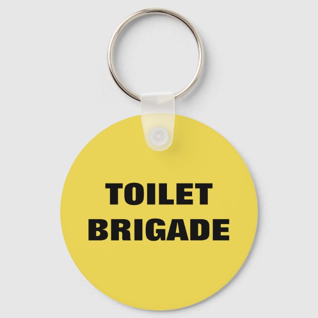 TOILET BRIGADE SCHLÜSSELANHÄNGER (Vorderseite)