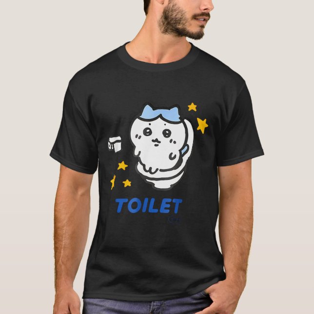 Toilet Time Chikawa Meme Funny Tee  (Vorderseite)