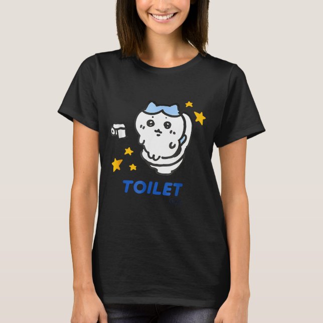 Toilet Time Chikawa Meme Funny Tee  (Vorderseite)