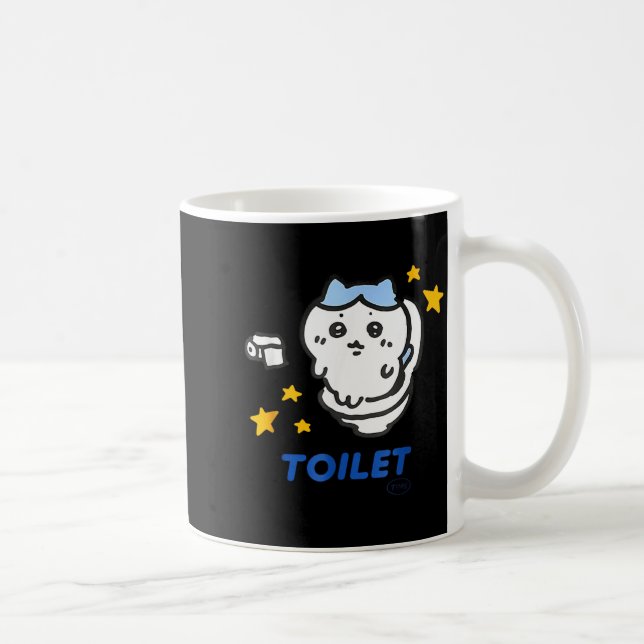 Toilet Time Chikawa Meme Funny Tee  Kaffeetasse (Rechts)