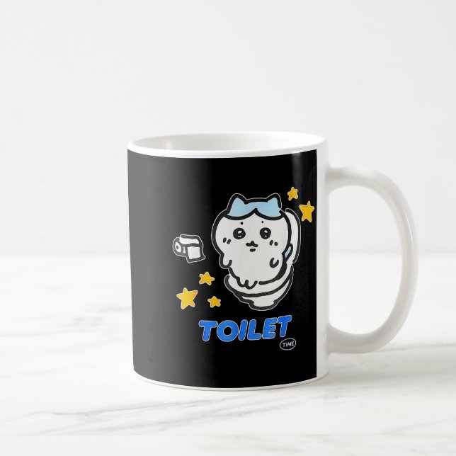 Toilet Time Chikawa Meme Tee  Kaffeetasse (Rechts)