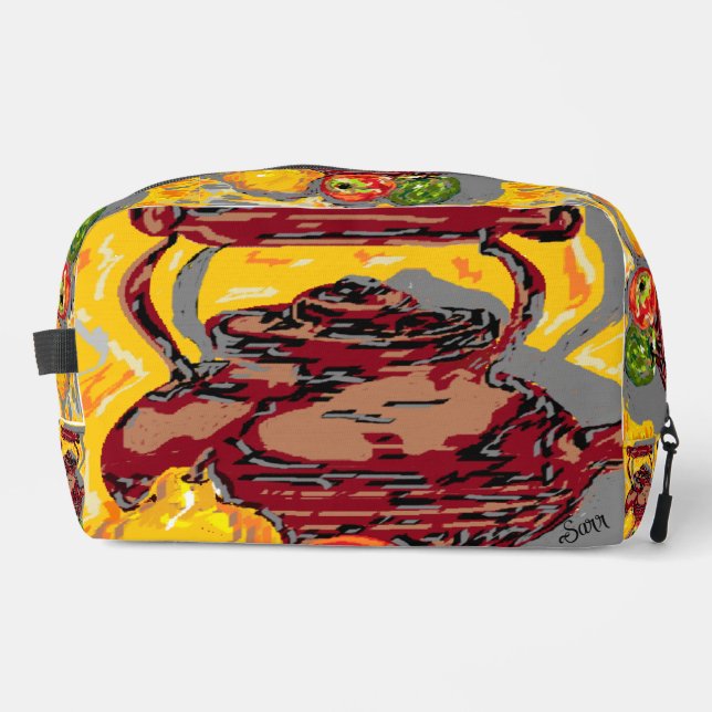 Toiletry Bag :  Tea Time Waschbeutel (Vorderseite)