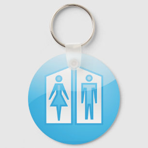 Toilets Icon Schlüsselanhänger