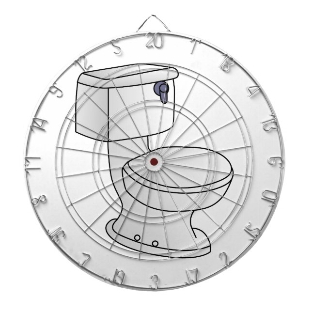 Toilette Dartscheibe (vorne)