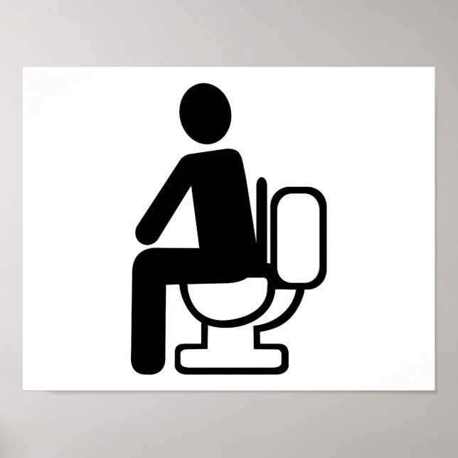 Toilette Poster (Vorne)