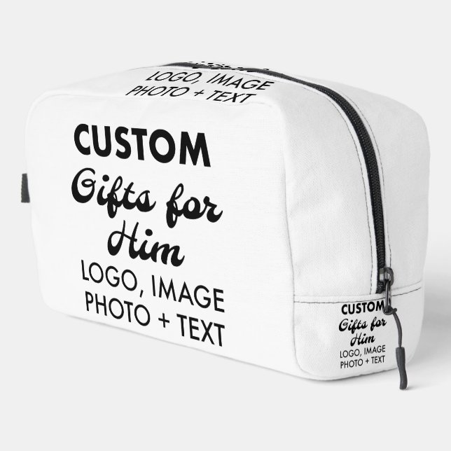 Toiletteartikel Wash Bag Custom Geschenke für ihn Waschbeutel (Rechte Ecke)