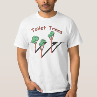 Toiletten-Baum-T-Shirt T-Shirt