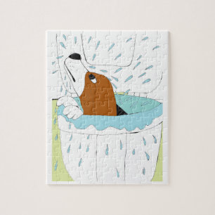 Toiletten Hund  Puzzle