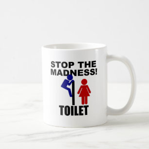 Toiletten-Verrücktheit Tasse