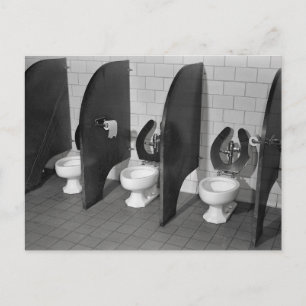 Toilettenanlagen, 1943 postkarte