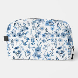 Toilettenartikel vom blauen Französisch Waschbeutel