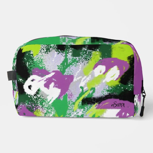 Toilettenbeutel: Blume Griechenland Waschbeutel (Vorderseite)