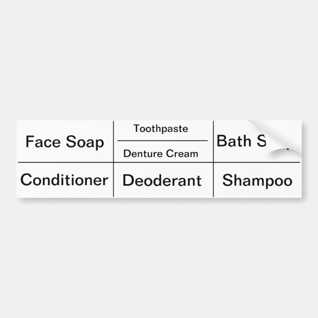 Toilettenmarken für Frauen Autoaufkleber (Vorne)