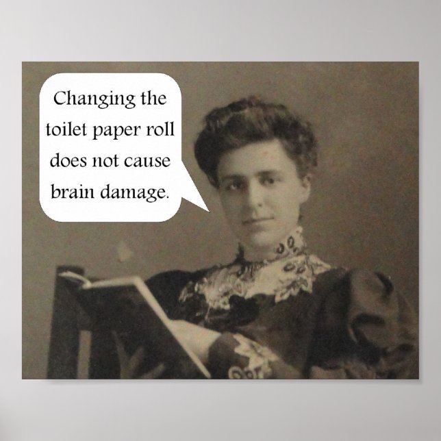 Toilettenpapier-Angebot Poster (Vorne)