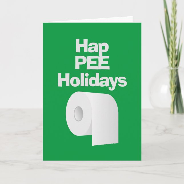 Toilettenpapier Karte (Vorderseite)