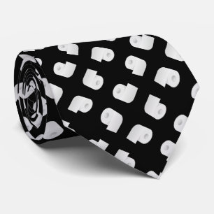 Toilettenpapier-Muster Krawatte