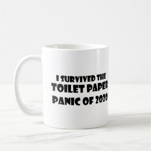 Toilettenpapier Panik Tasse