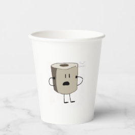 Toilettenpapier Pappbecher