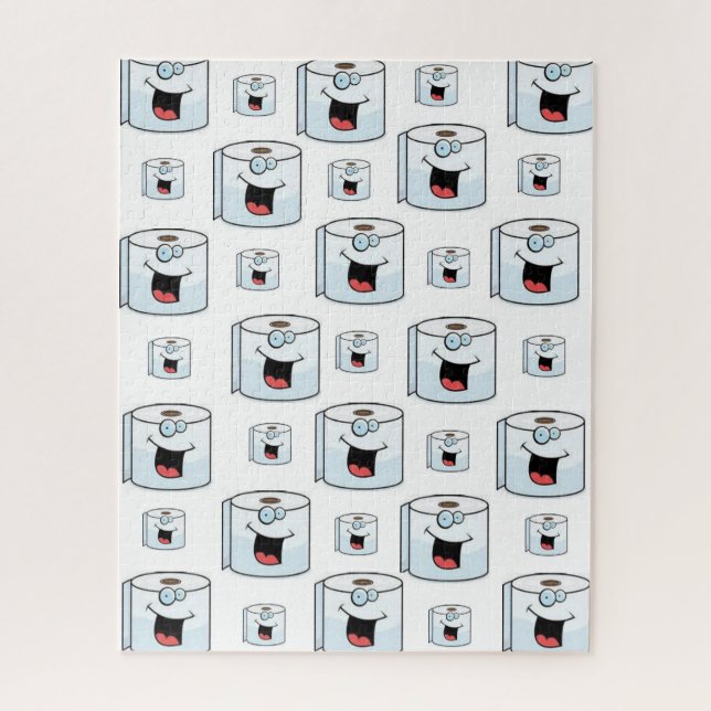 Toilettenpapier Puzzle (Vertikal)