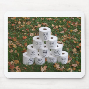 Toilettenpapier Pyramide Mousepad