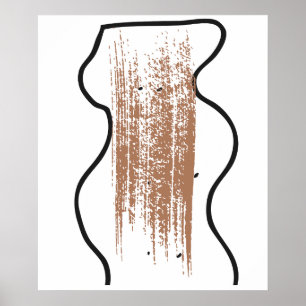 Toilettenpapier Spaß Poster