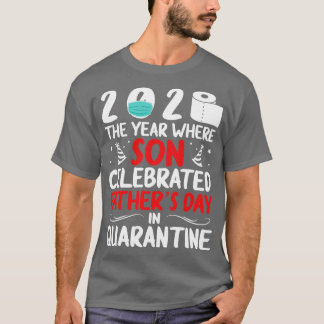 Toilettenpapier und Gesichtsmaske glücklich 2020 i T-Shirt