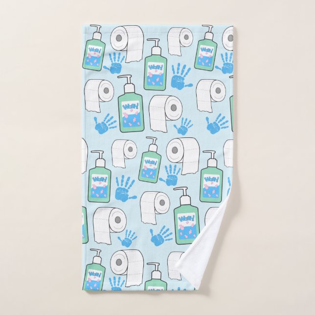 Toilettenpapier und Handschangenmuster Handtuch (Handtuch)