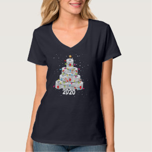 Toilettenpapier Weihnachtsbaum Ugly Weihnachtsfami T-Shirt