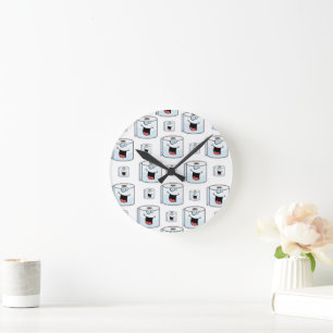 Toilettenpapieruhr Runde Wanduhr