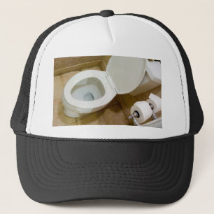 Toilettenschüssel Truckerkappe